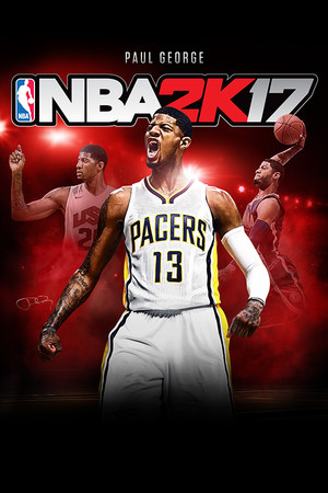 NBA 2K17 cover featuring Paul George