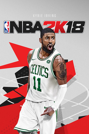 NBA 2K18 cover featuring Kyrie Irving